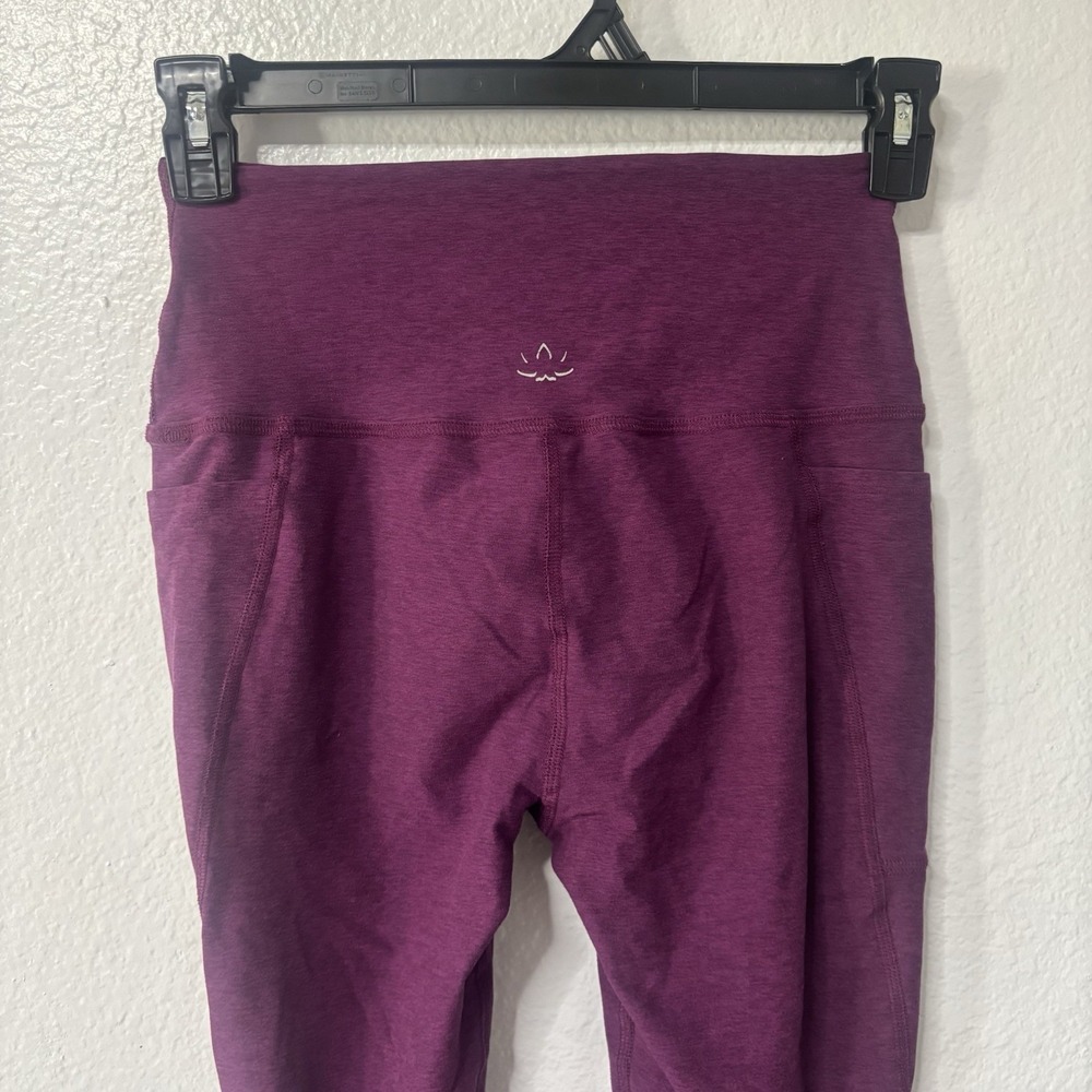 Beyond Yoga Spacedye Out Of Pocket High Waisted Midi Legging Large Magenta